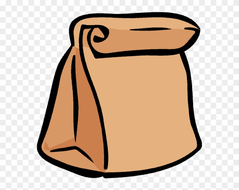 Lunch - Clipart - Brown Paper Bag Cartoon - Free Transparent PNG
