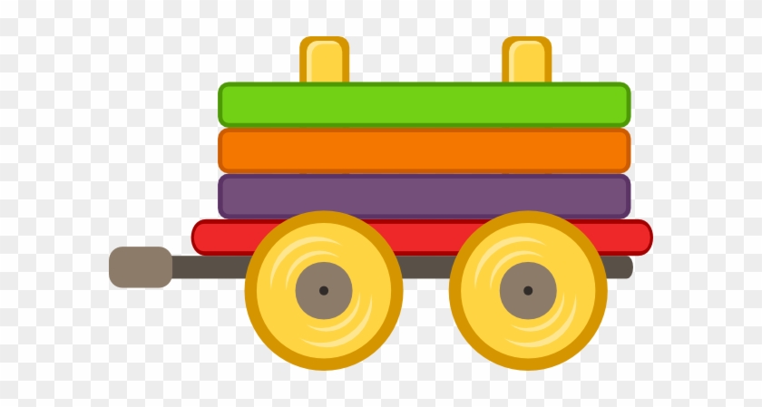 Loco Train Carriage Clip Art - Cartoon Train With Carriages #105996