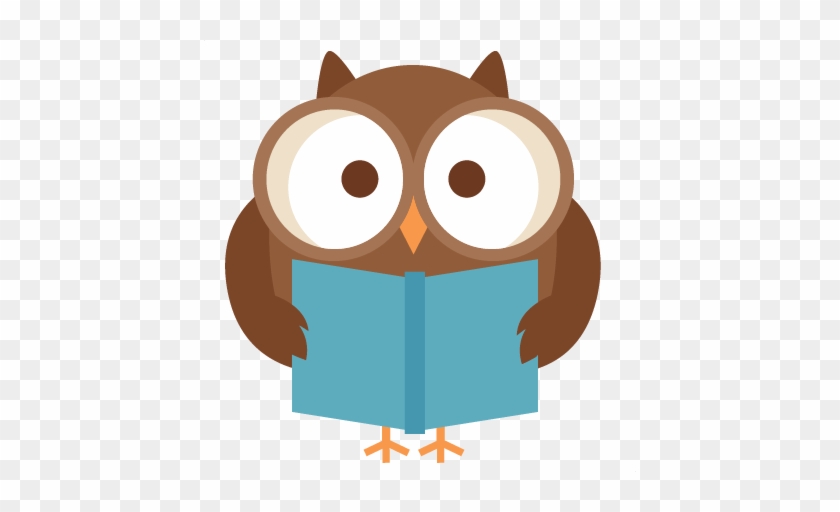 owl reading clip art