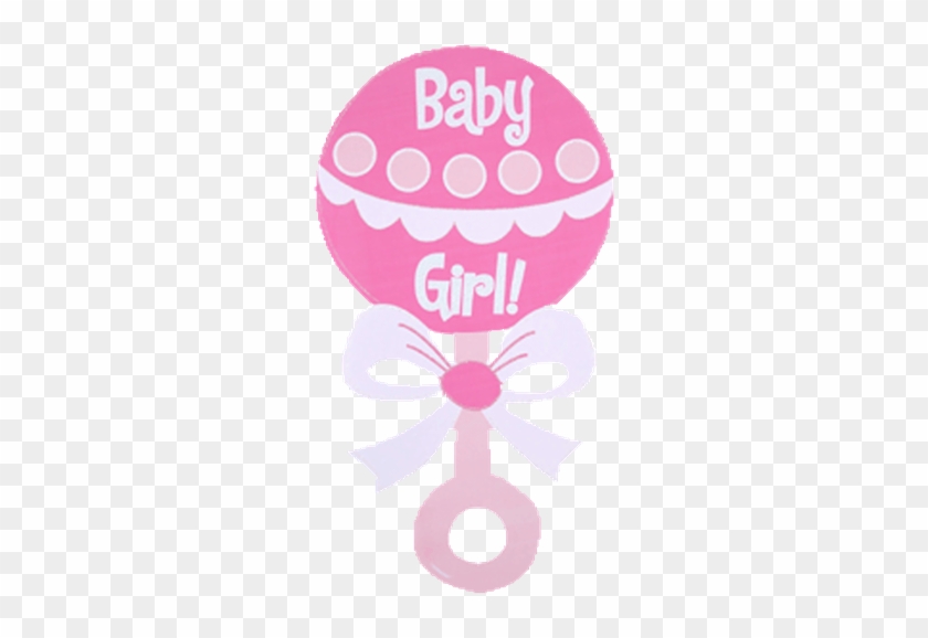 Baby Girl Rattle Clip Art - Girl Baby Shower Clip Art Free #108893