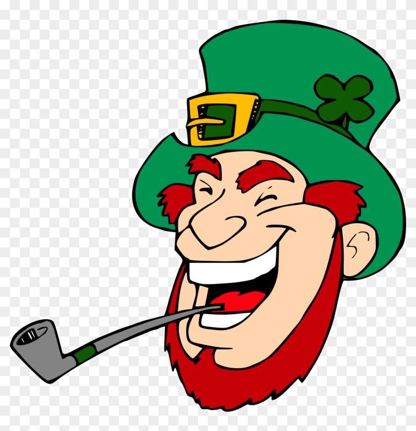Laughing Leprechaun - St. Patrick's Day Shower Curtain #109890