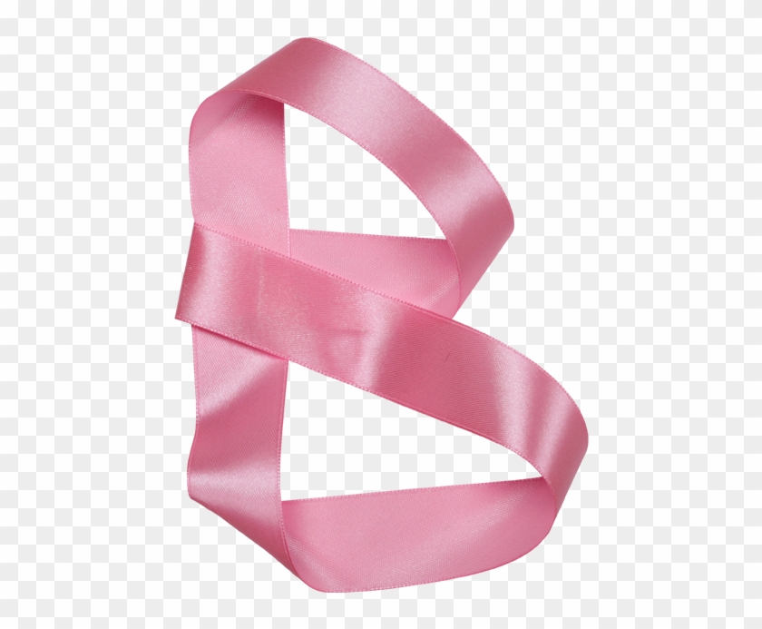 Pink Ribbon Letter Fonts - Sock #591058