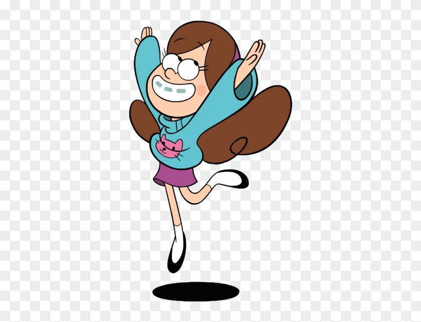 Mabel Gravity Falls Clipart - Gravity Falls Mabel Jump - Full Size Png 