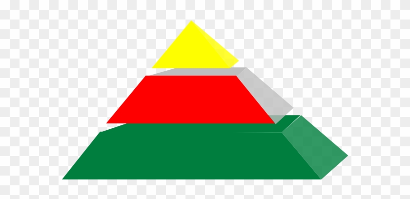 Go Back Gallery For Pyramid Shape Clipart A4u5ee Clipart - Pyramid 3 Layer Transparent #592406