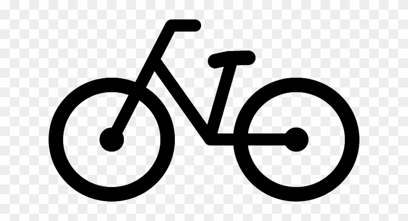 Cycling Bike, Bicycle, Pictogram, Symbol, Cycling - Bicycle Pictogram #594597