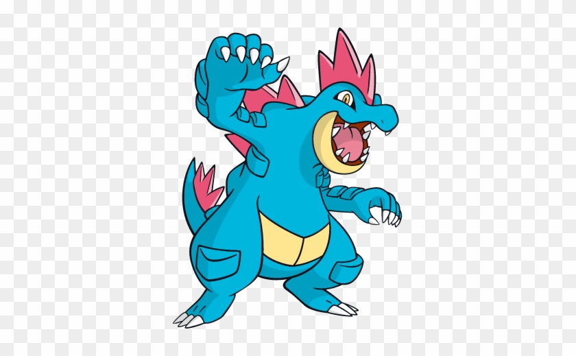 Feraligatr, Se Podrá Obtener Con La Habilidad Potencia - Pokemon Feraligatr #594616