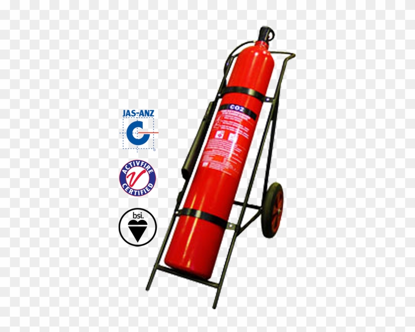 45kg Mobile Co2 Fire Extinguisher - Carbon Dioxide #596114