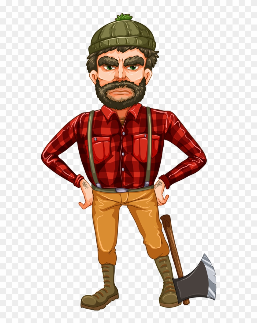 Profissões E Ofícios - Lumberjack .png #599181