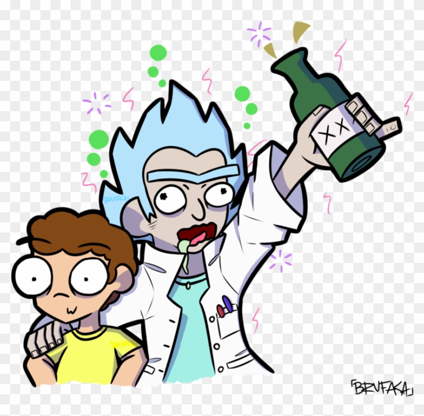 Rick And Morty Sem Fundo By Brufaca - Rick And Morty Sem Fundo #600259