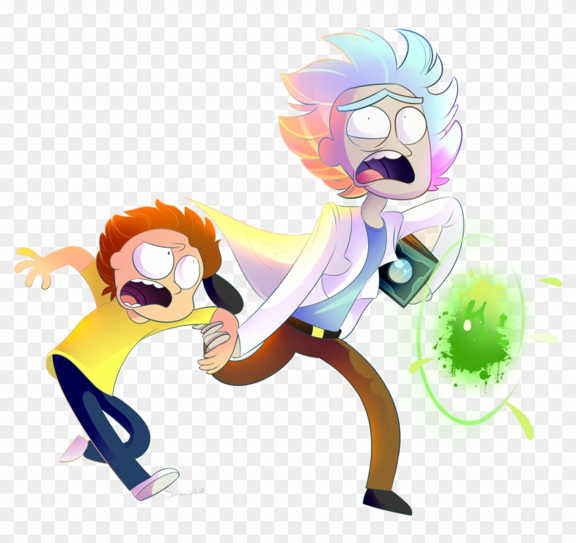 To The Nearest Portal Transparent By The Omega Square - Transparent Rick And Morty #600364