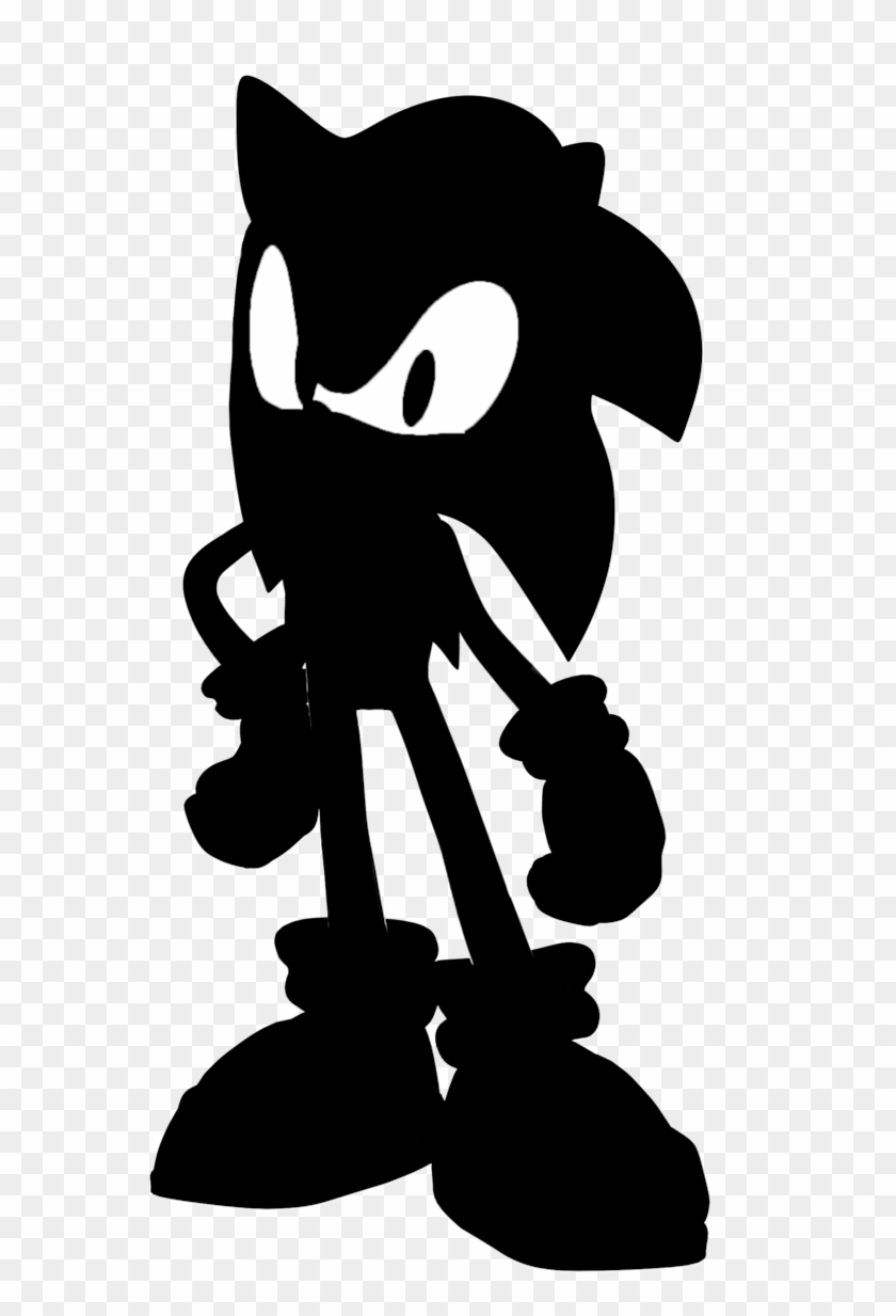 Sonic Silhouette By Sonicxhero4 On Deviantart - Sonic Silhouette - Full ...