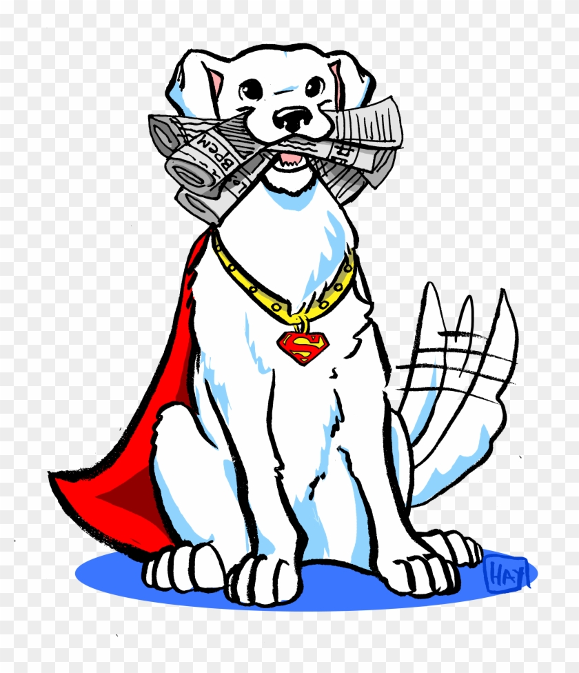 Superman Dog Drawing - Krypto #600996