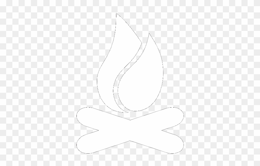 Campfire Icon Png Wallpapers Disclaimer And Privacy - Fire Symbol Png White #601353