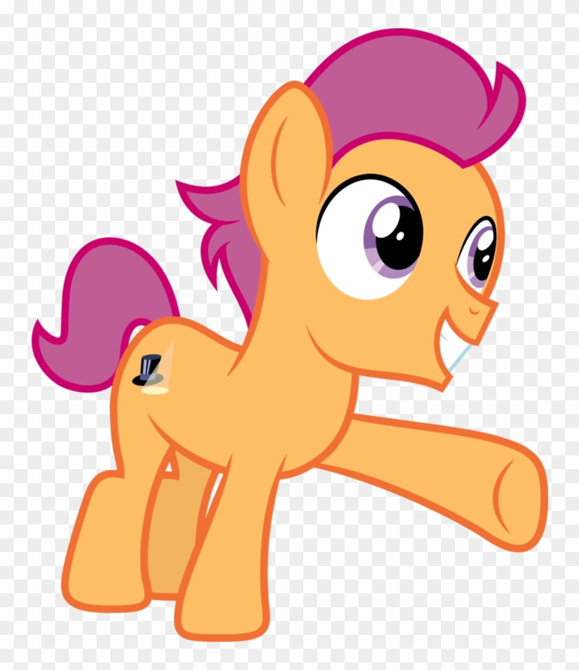 Scootaloo Tender Taps By Blah23z - Diamond Tiara X Tender Taps #602154