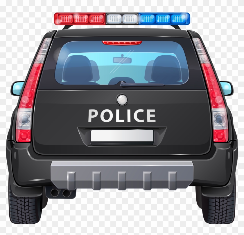 Police Car Back Png Clip - Back Of Police Car Clipart #603037