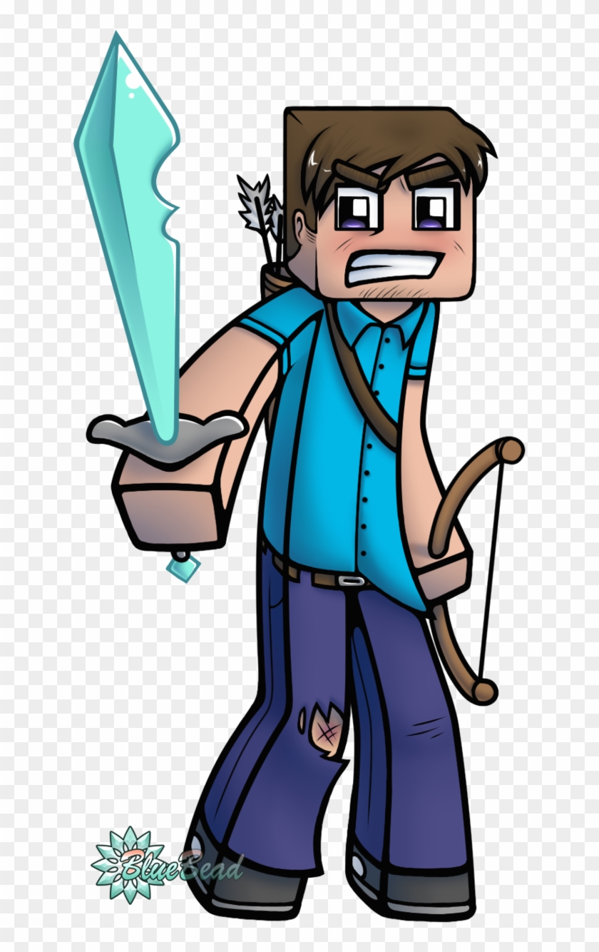 By Bluebead - Minecraft Cartoon Png #603638