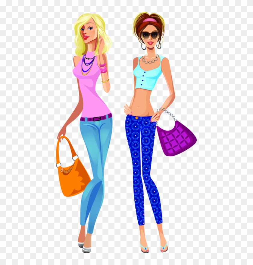 Girl Fashion Drawing Illustration - Girl Fashion Drawing Illustration #605183