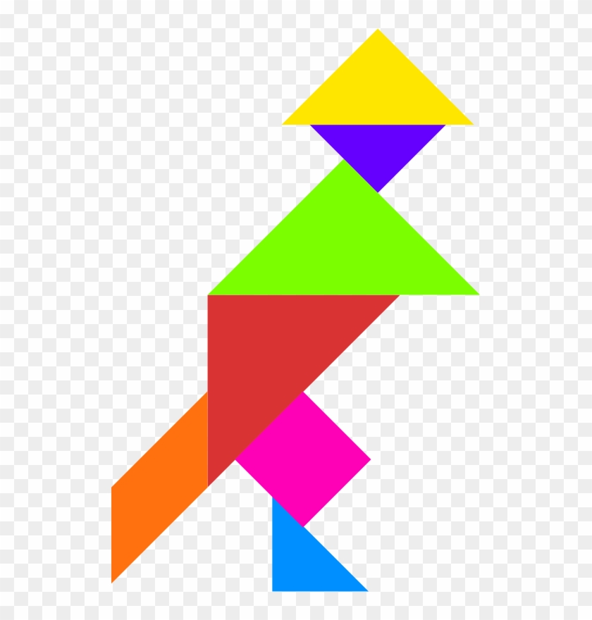 Similar Clip Art - Clipart Tangram #605379