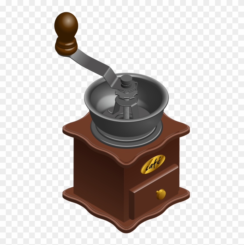 Free Manual Coffee Grinder Clip Art - Coffee Mill Animated Gif #607421