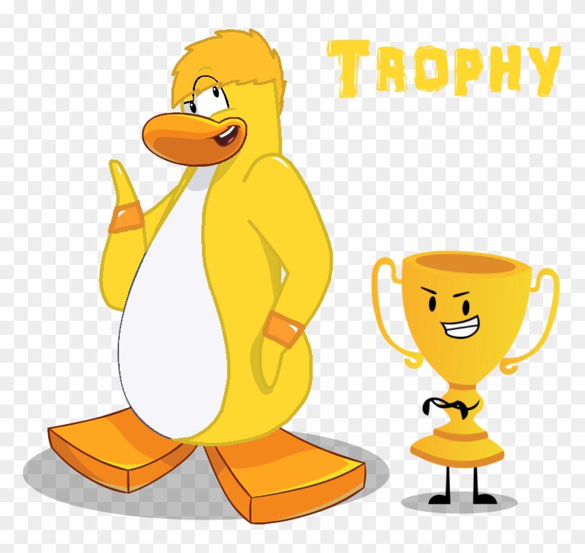 Club Penguin - - Trophy - Penguin Version By Cadenfeather - Club Penguin  Entertainment Inc - Free Transparent PNG Clipart Images Download