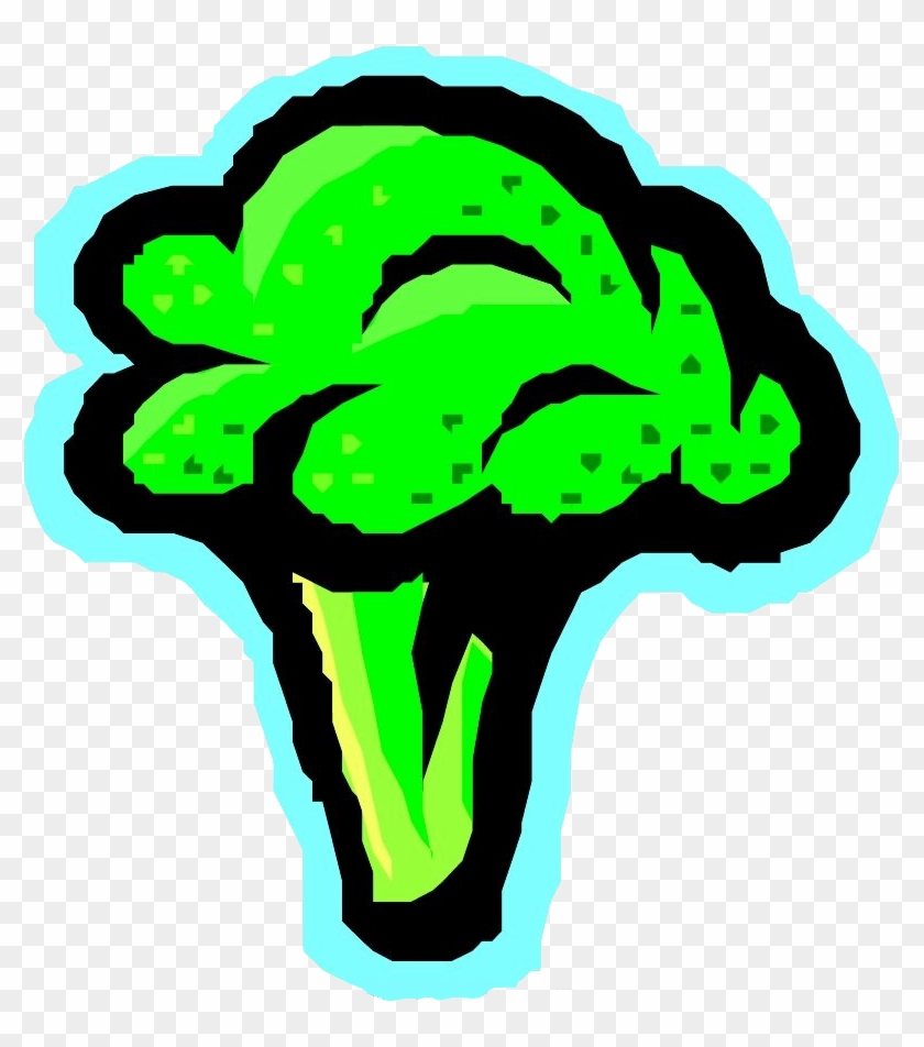 Broccoli Vegetable Vegetarian Cuisine Clip Art - Broccoli Vegetable Vegetarian Cuisine Clip Art #611805