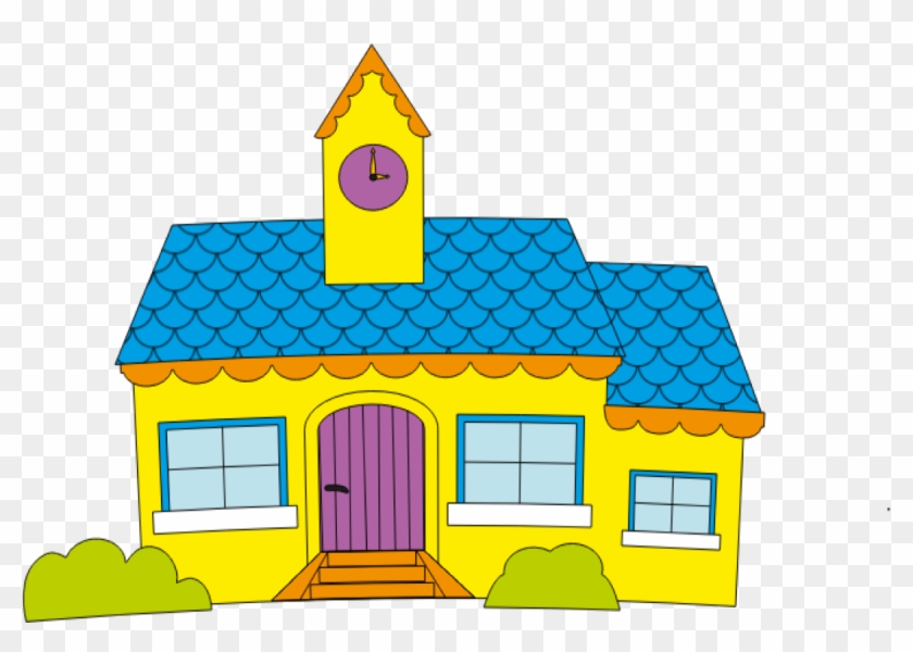 Elementary School Building Clipart #612290