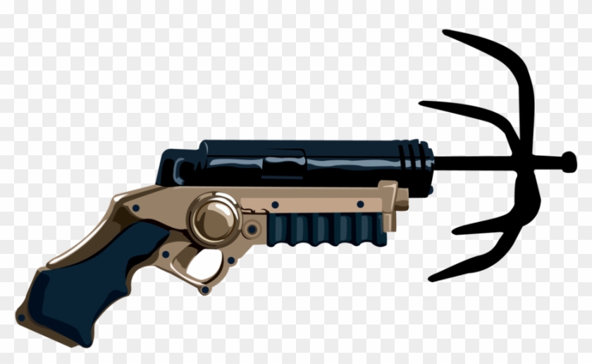 Rime Clipart Firearm - Batman Begins Grapple Gun - Free Transparent PNG  Clipart Images Download