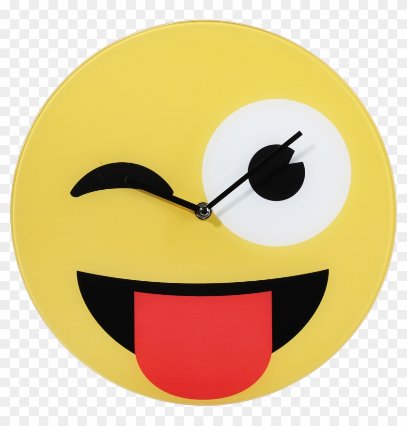 Fruit Cake Decorations For Kids - Emoji Wall Clock #614630