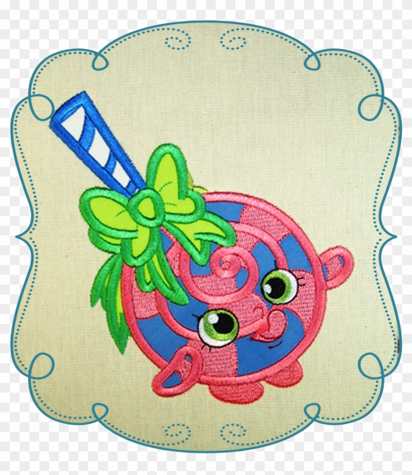 Shopkins Lolly Pop Applique - Illustration #614900