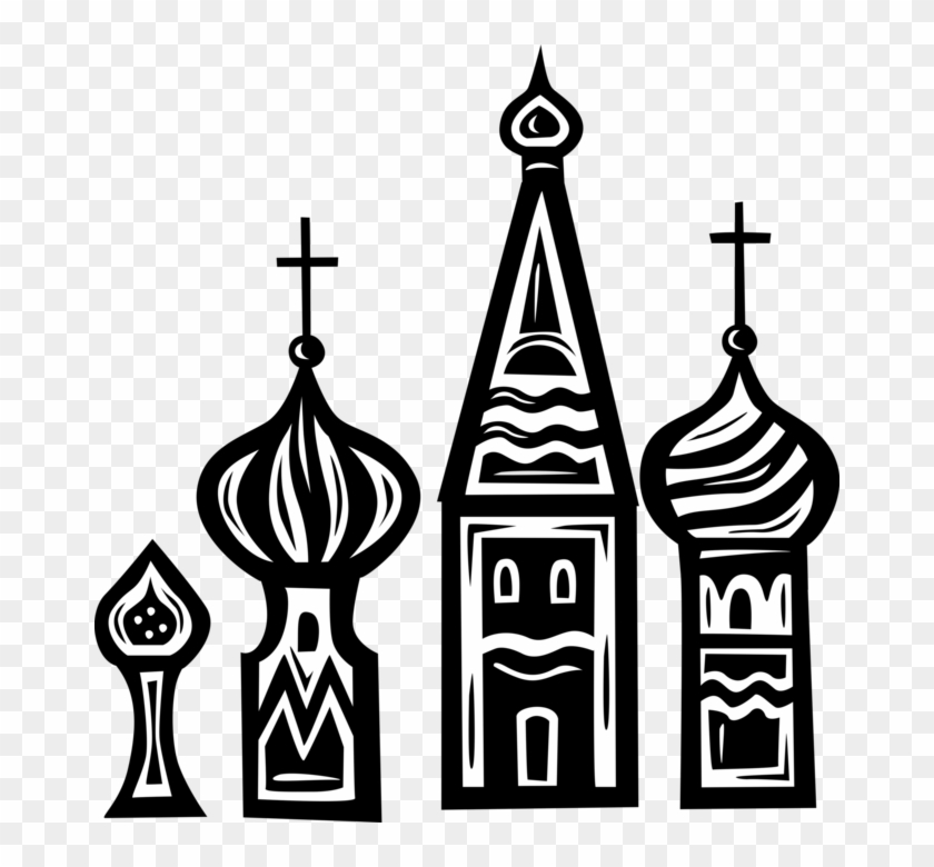 Vector Illustration Of Russian Eastern Orthodox Christian - Russian Buildings #616050