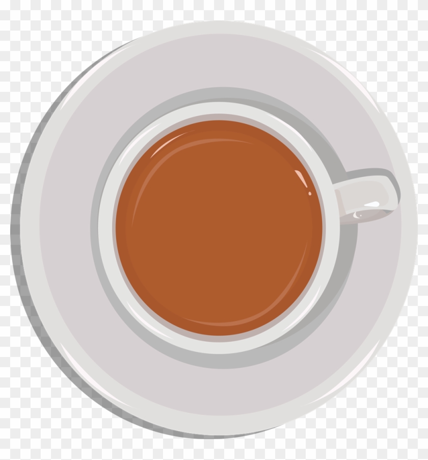 Teacup Clipart Top View - Circle #616483