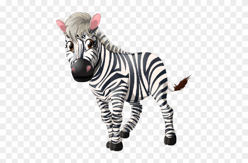 Cute Zebra Cartoon Clipart #617078