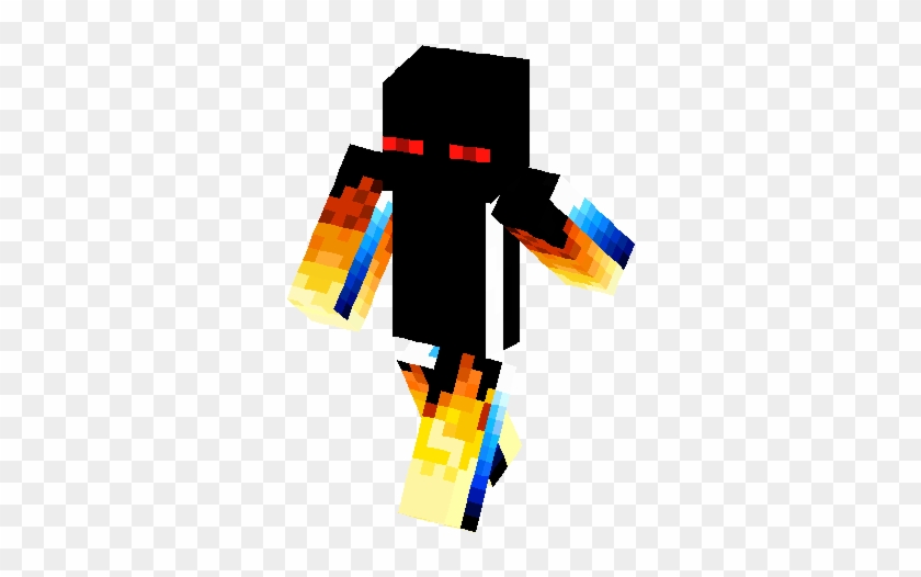 Fixed Fire Enderman Skin - Graphic Design #619925