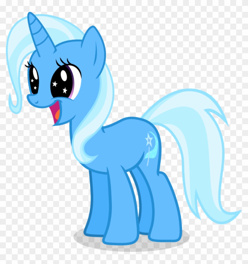 Trixie - My Little Pony Blue Pony - Free Transparent PNG Clipart Images ...