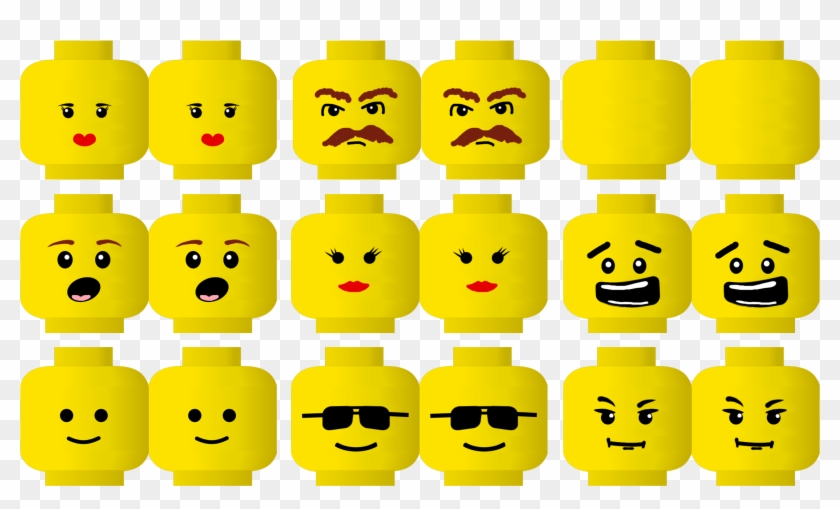 lego man face template black and white