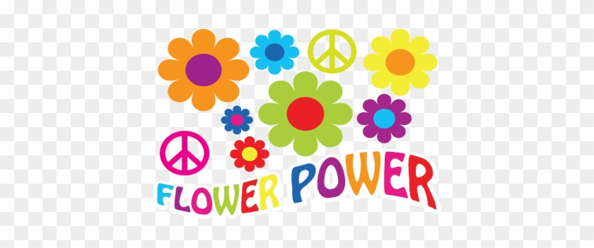 1960s Hippie Flower power , Flower Svg transparent background PNG