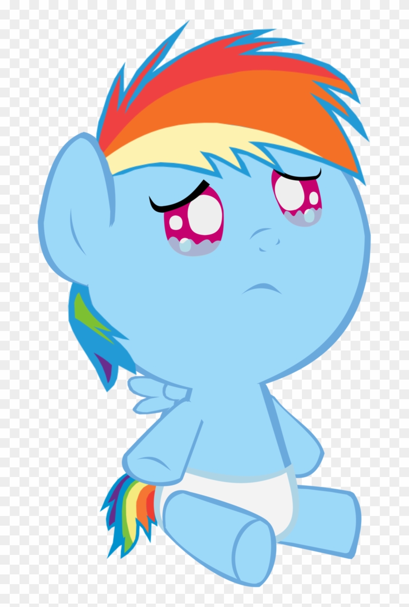 Cute Dashie Foal32 Sad3 Crying By Megarainbowdash2000 - Princess #626710