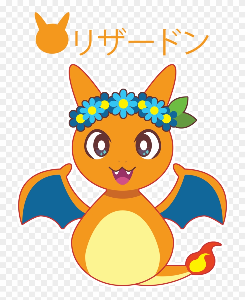 Flower Crown Charizard - Charizard Gift #627149