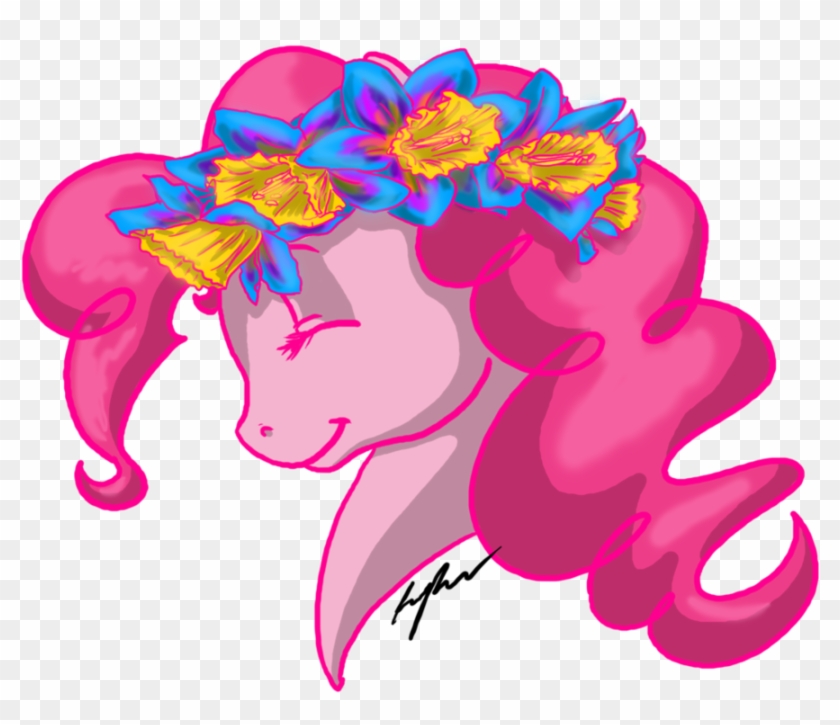 Pinkie Pie Flower Crown By Xxcommandershepardxx - Illustration #627167