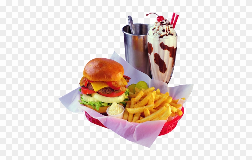 Milkshake Hamburger Cheeseburger French Fries Cuisine - Milkshake Hamburger Cheeseburger French Fries Cuisine #627900