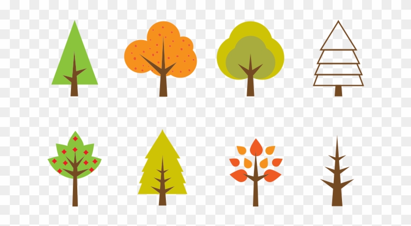 Seasonal Tree Illustration Free Vector And Png The - Minimal Trees #628693