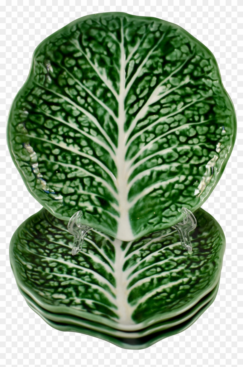 M#century Secla Portuguese Majolica Green Cabbage Leaf - Collectible Card Game #629906