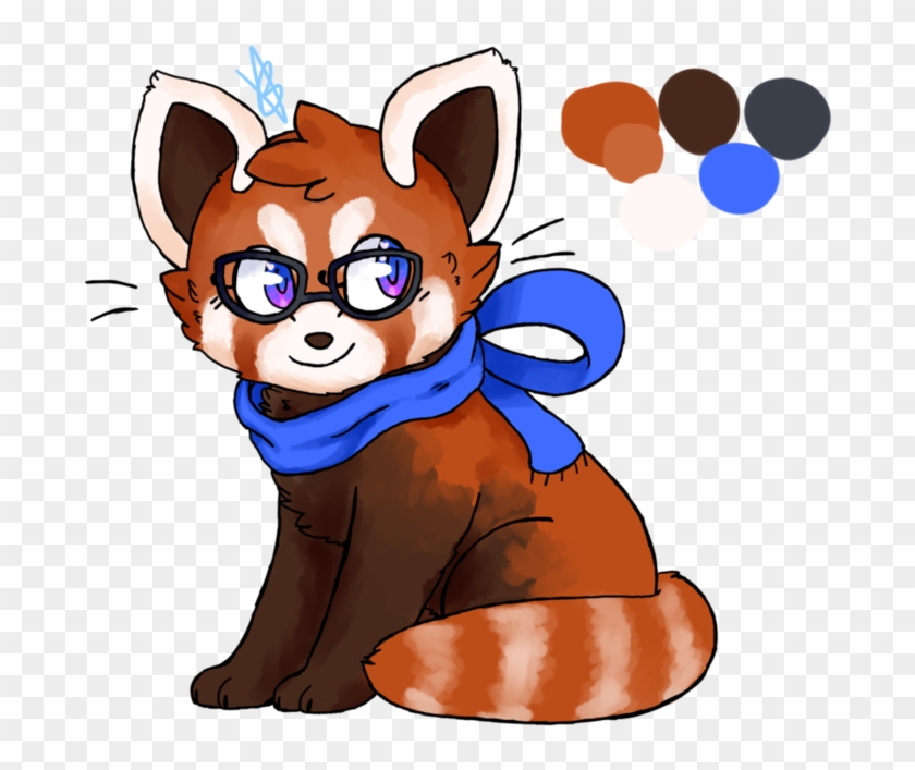 Bree The Red Panda - Red Panda Fursona Art - Full Size PNG Clipart ...