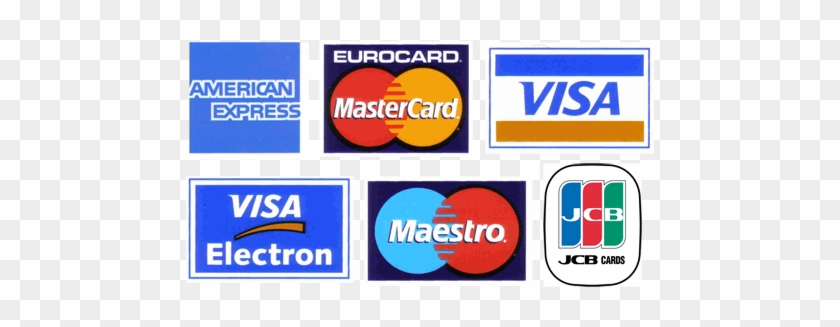 We Accept Credit Debit Card Logos
