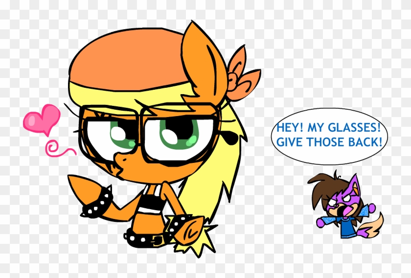 Mushroomcookiebear, Bandana, Glasses, Heart, Non-mlp - Cartoon #631626