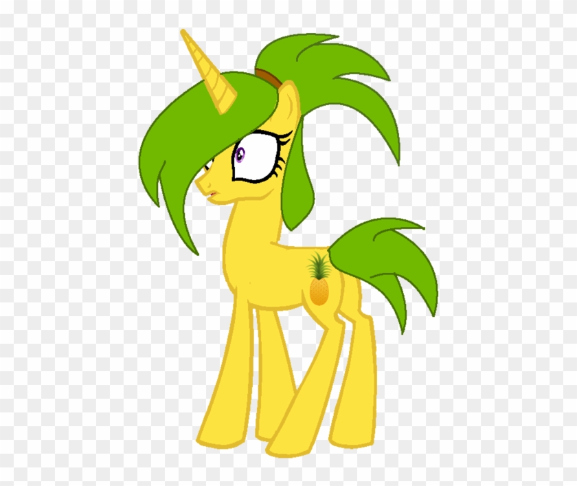 Pineapple Pony By Dubbyluvsyopugs - Winged Unicorn #633246