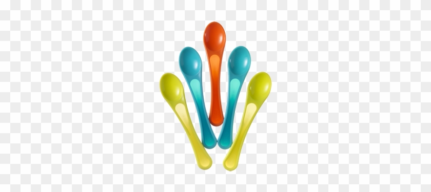 Tommee Tippee Explora® 5 X Weaning Spoons - Tommee Tippee Boy Colors Explora Feeding Spoon (set #633876