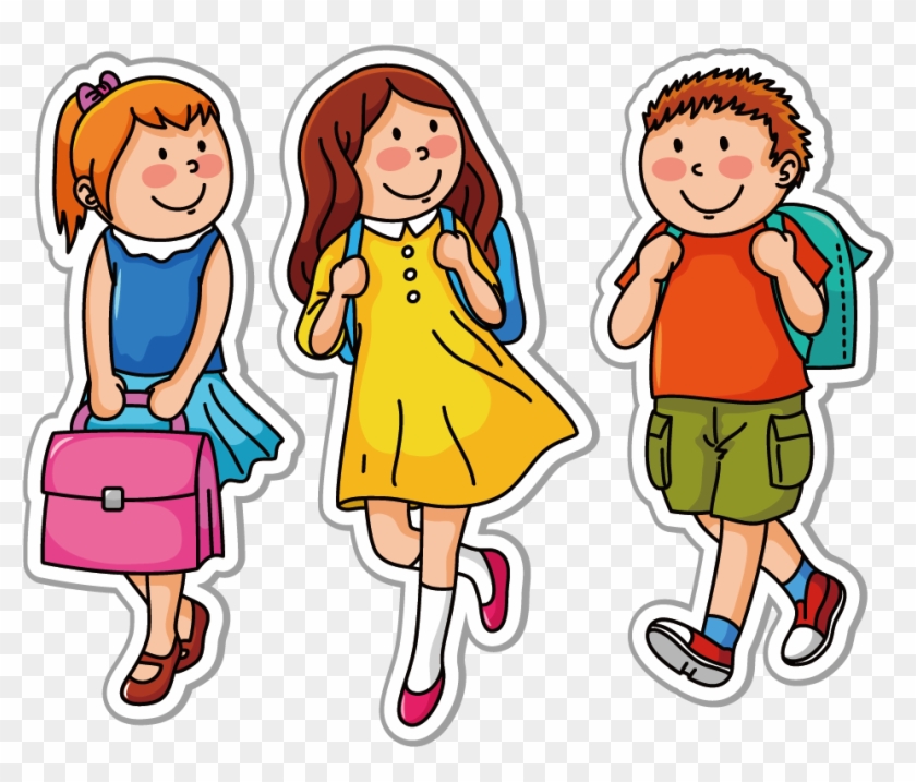 School Child Clip Art - School Child Clip Art #112066