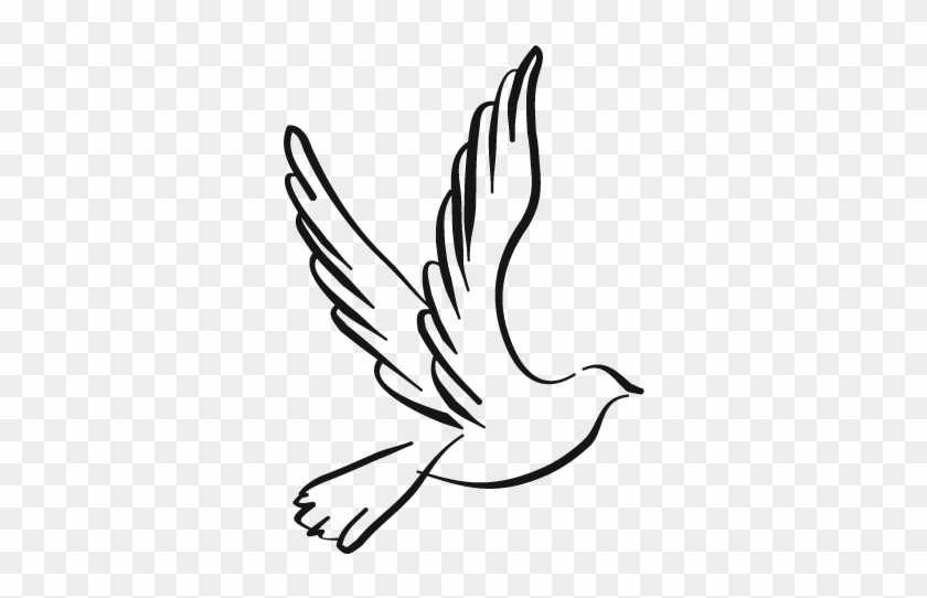 Democratic Reform Party - Black And White Dove Png #112647