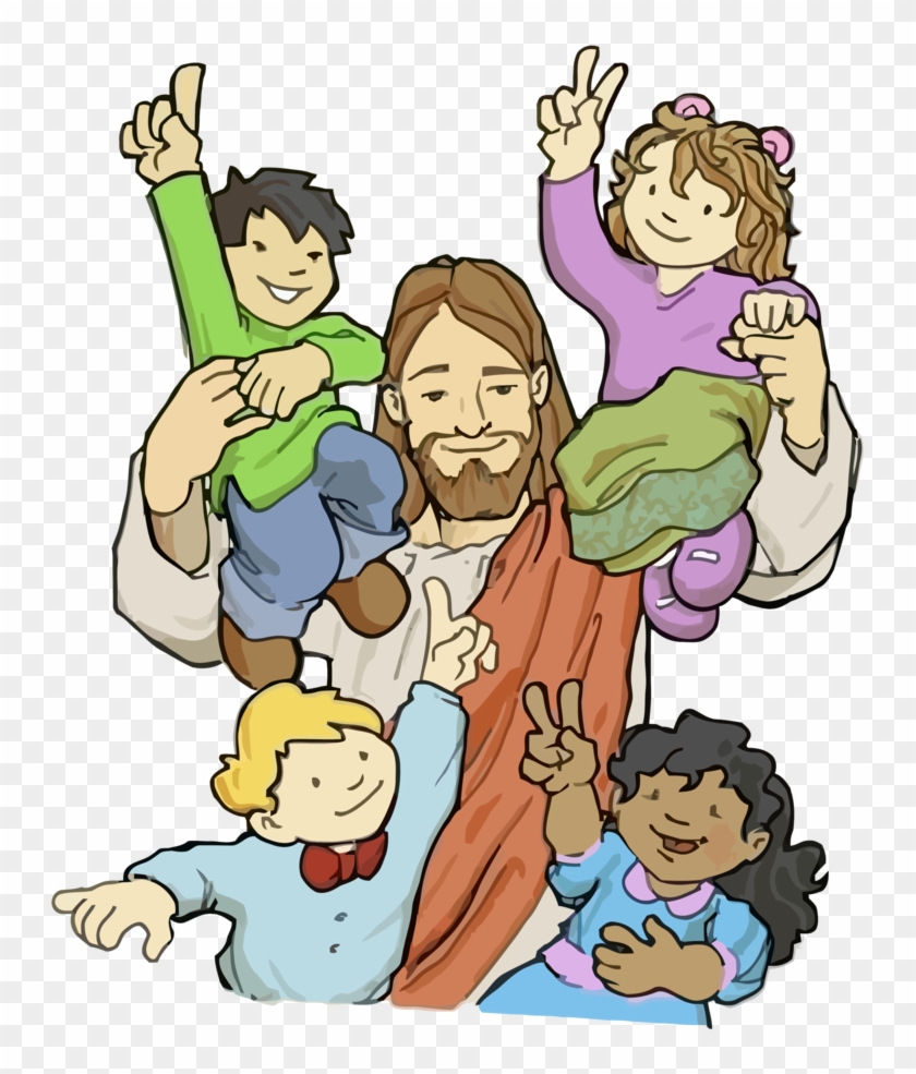 Jesus Vector38 By Minayoussefsaleb - Kids With Jesus Cartoon - Free ...